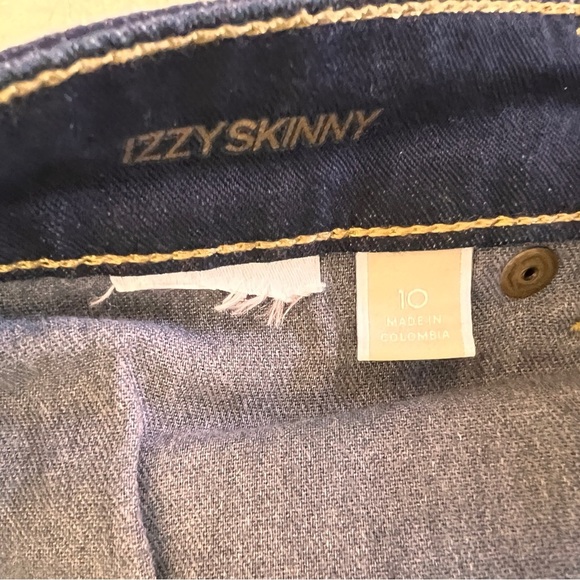 Michael Kors dark denim skinny jeans. Izzy Skinny Size 10 w/ stretch.Great shape - Picture 5 of 5